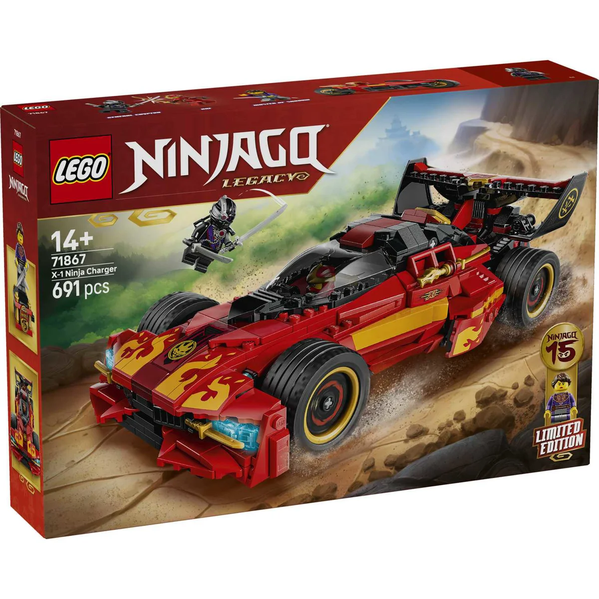 LEGO 71867 15-GODIŠNJICA X-1 SUPERAUTOMOBILA NINJA