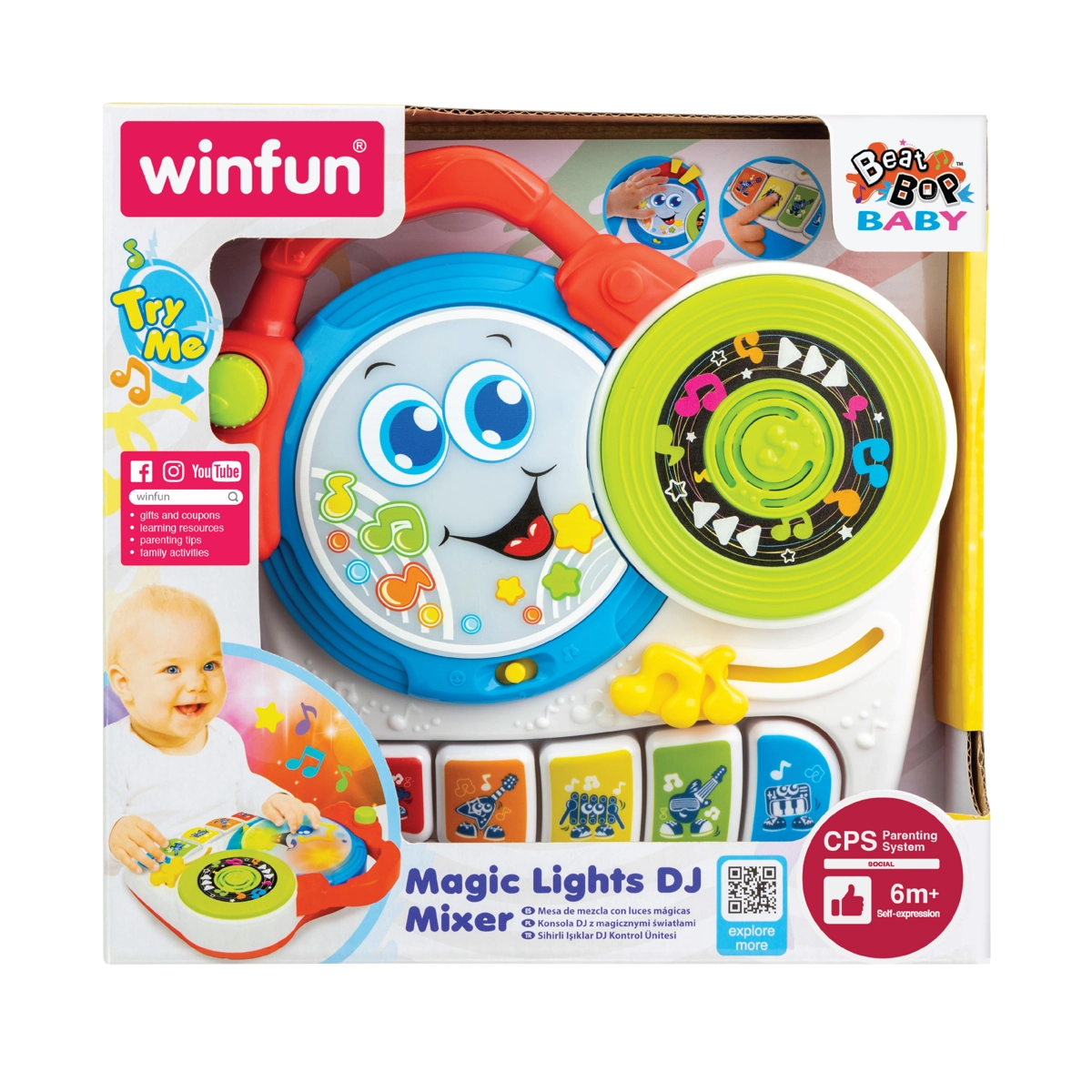 WINFUN IGRAČKA MAGIC LIGHTS DJ MIXER