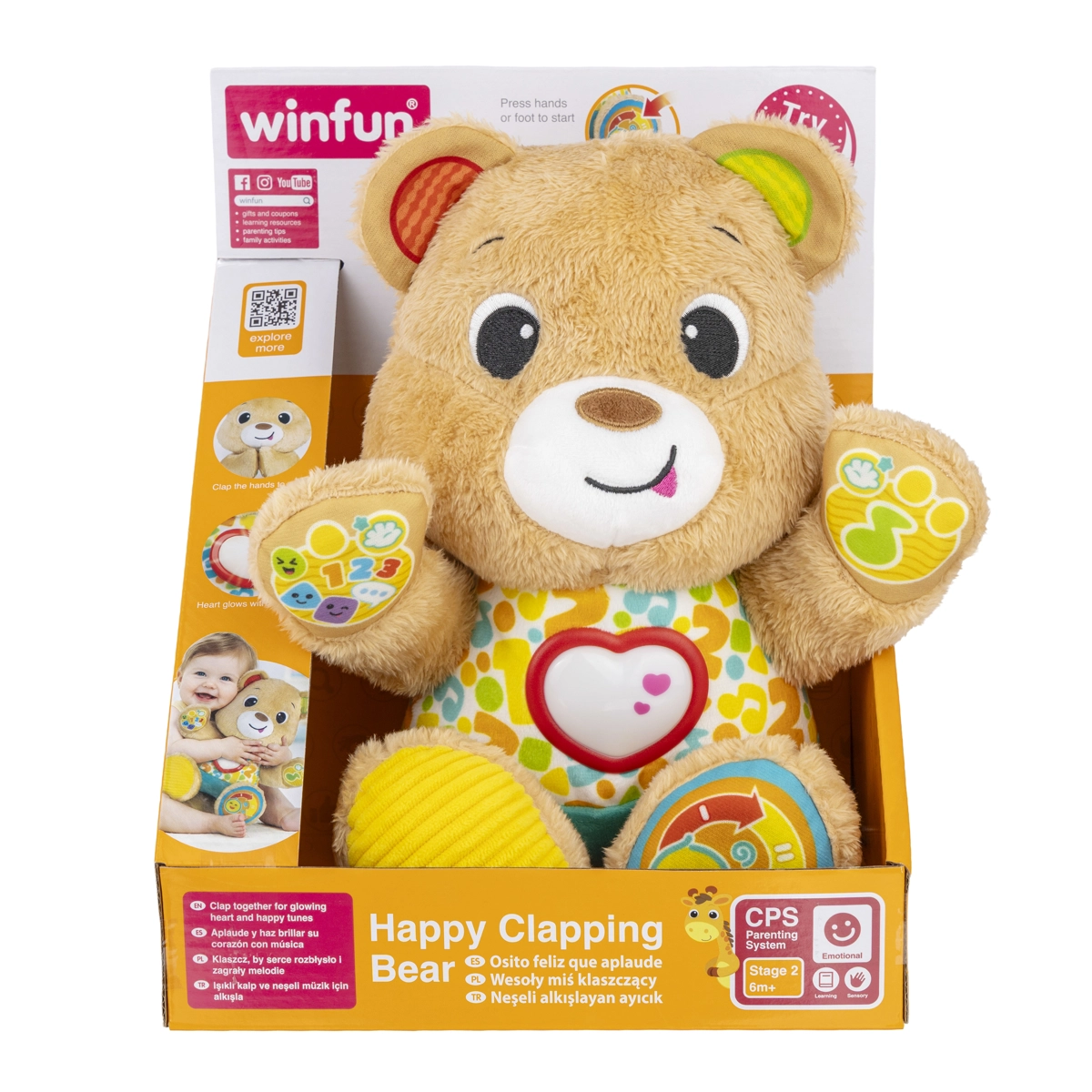 WINFUN IGRAČKA HAPPY CLAPPING MEDO