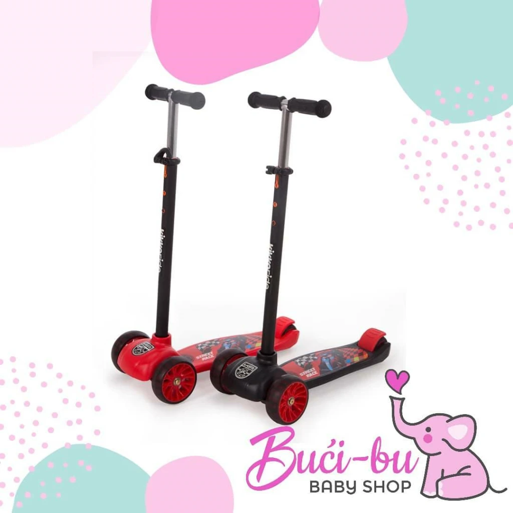 KIKKA BOO ROMOBIL STREET RACE RED