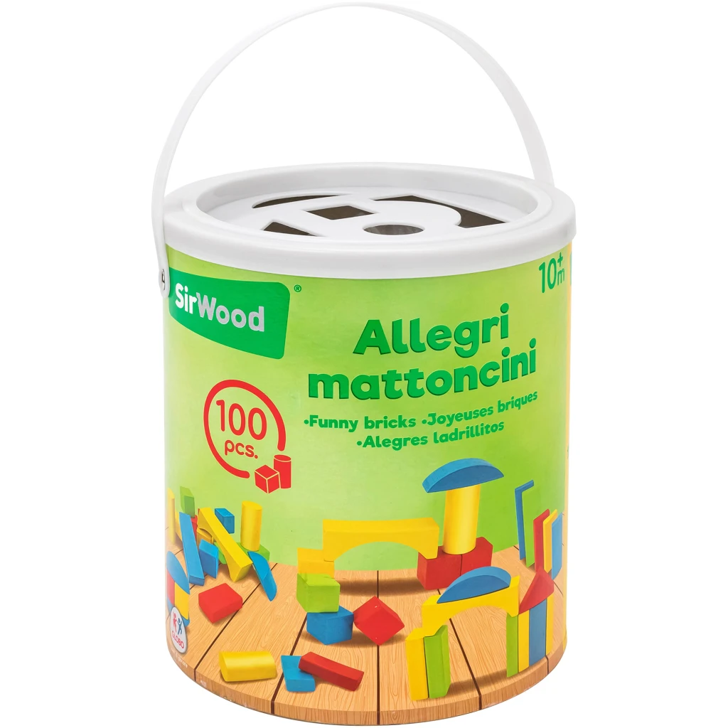 DRVENE KOCKE 100KOM ,GLOBO