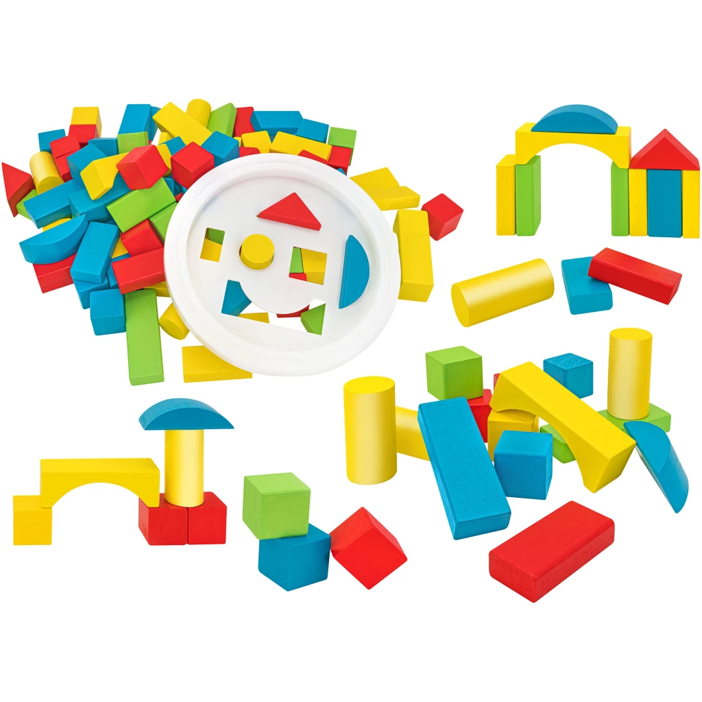 DRVENE KOCKE 100KOM ,GLOBO