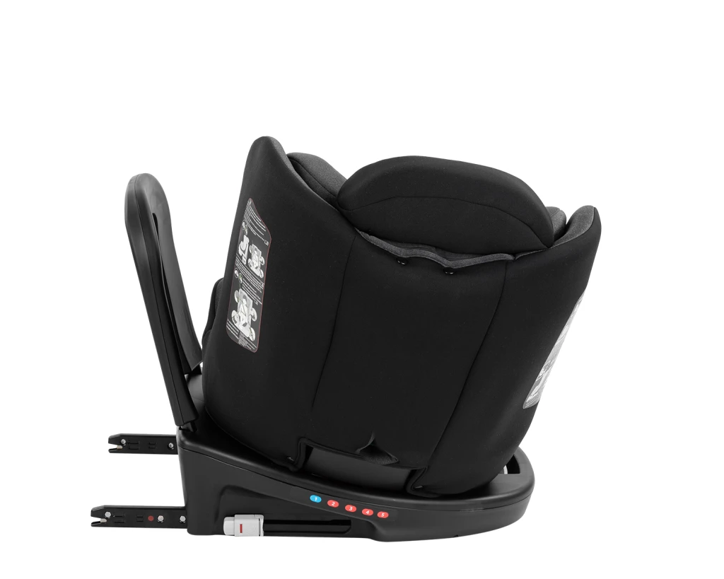 AUTOSJEDALICA KIKKA BOO 40-150CM,I-SAFE I-SIZE DARK GREY