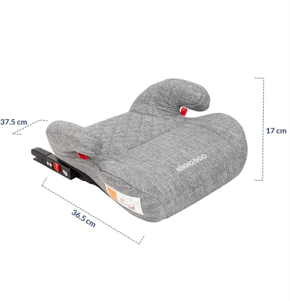 KIKKA BOO AUTOSJEDALICA GROOVY 15-36KG ISOFIX DARK GREY