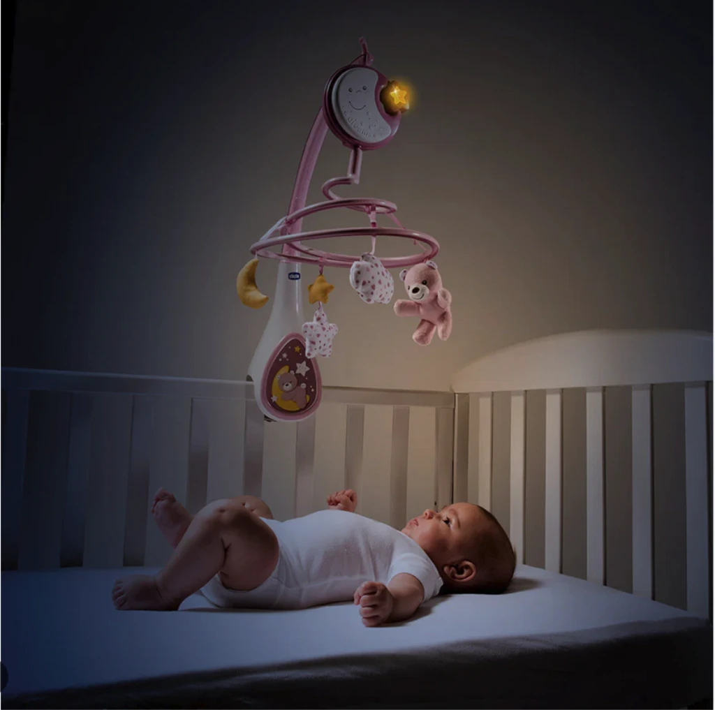 CHICCO NEXT 2 DREAMS VRTULJAK GLAZBENI PINK