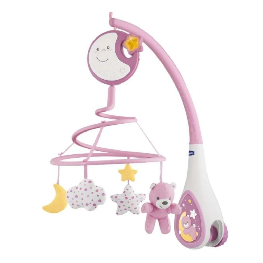 CHICCO NEXT 2 DREAMS VRTULJAK GLAZBENI PINK