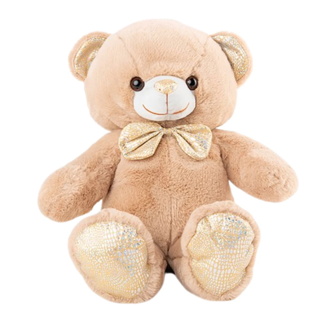 AMEK PLIŠ MEDO SA ZLATNOM MAŠNOM 35CM