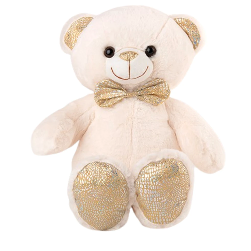 AMEK PLIŠ MEDO SA ZLATNOM MAŠNOM 35CM