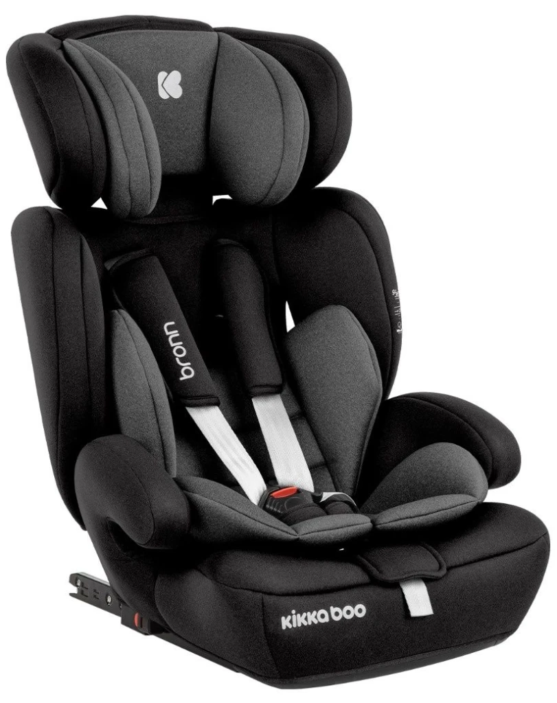 KIKKA BOO AUTOSJEDALICA BRONN ISOFIX 9-36KG, BLACK 