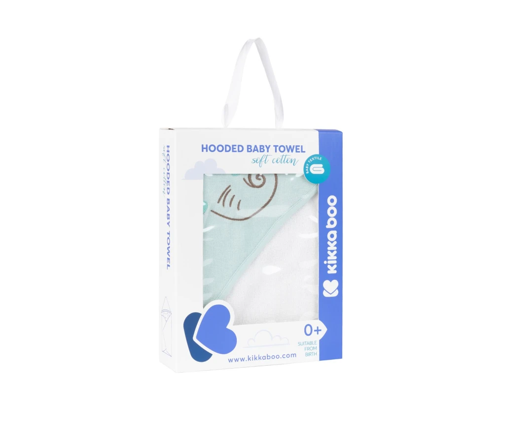 KIKKA BOO RUČNIK 90/90CM ELEPHANT TIME