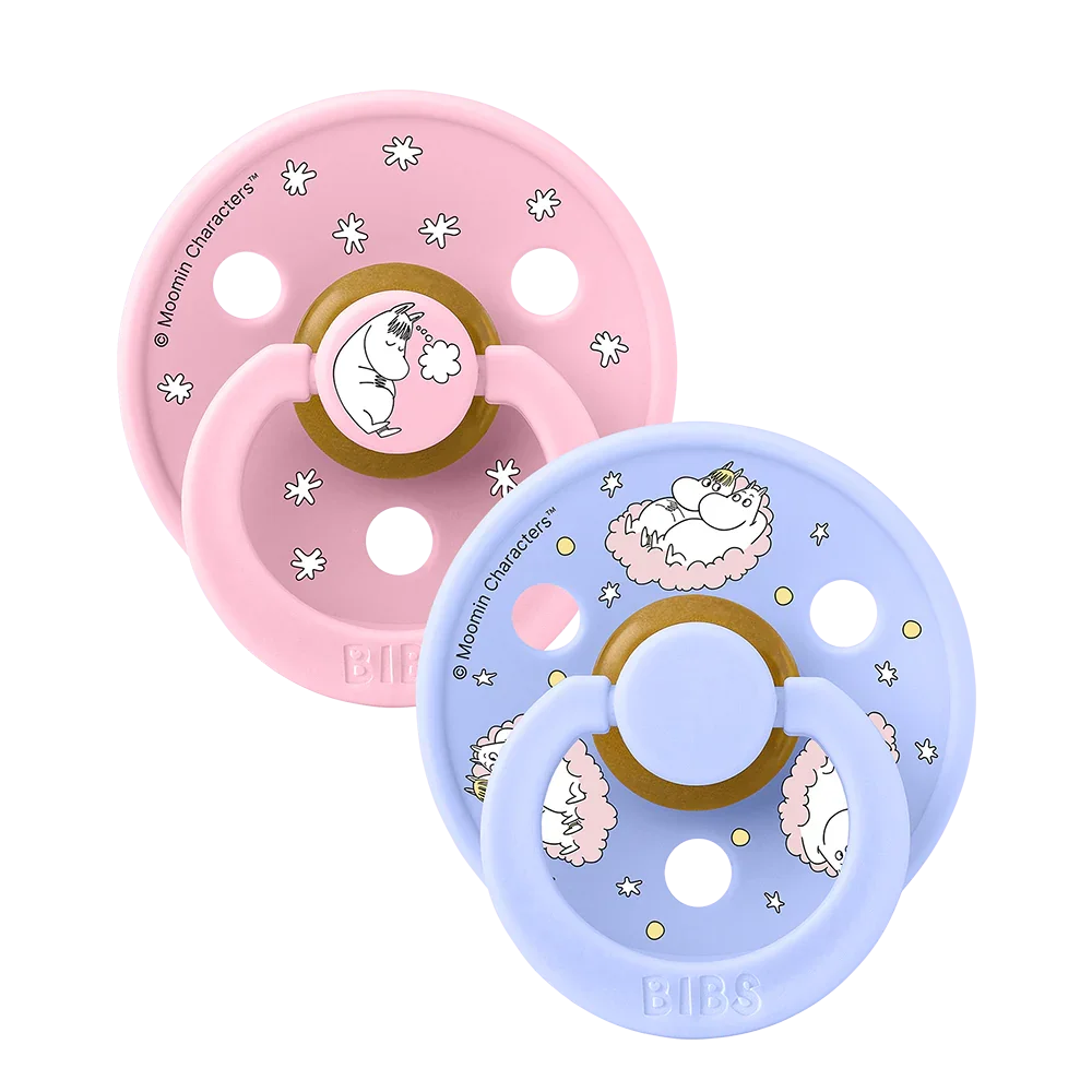 BIBS X MOOMIN DREAMING DUDE, BABY PINK,VEL.2