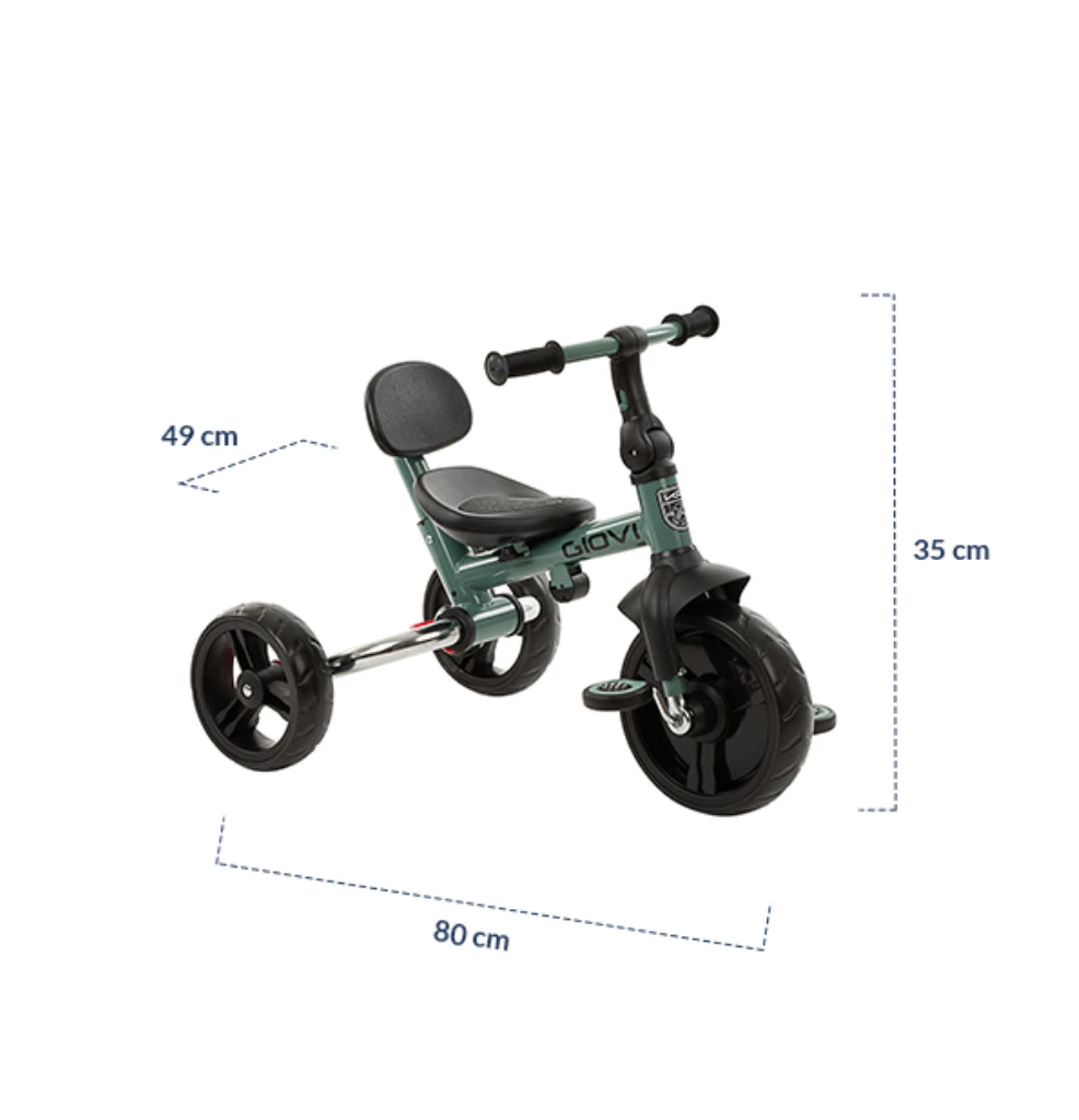 KIKKA BOO TRICIKL GIOVI BLACK