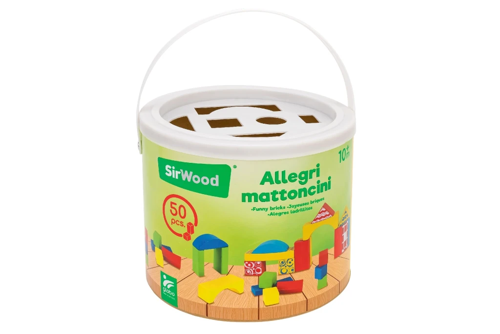 GLOBO DRVENE KOCKE 50KOM