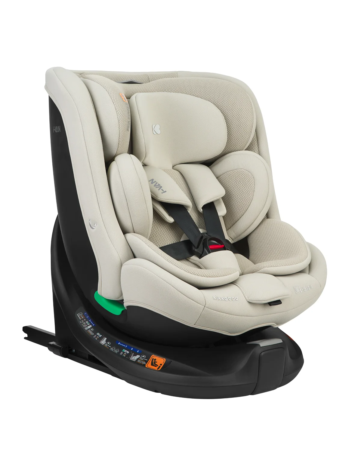 KIKKA BOO AUTOSJEDALICA I-VAN, I-SIZE, 40-150CM, LIGHT BEIGE