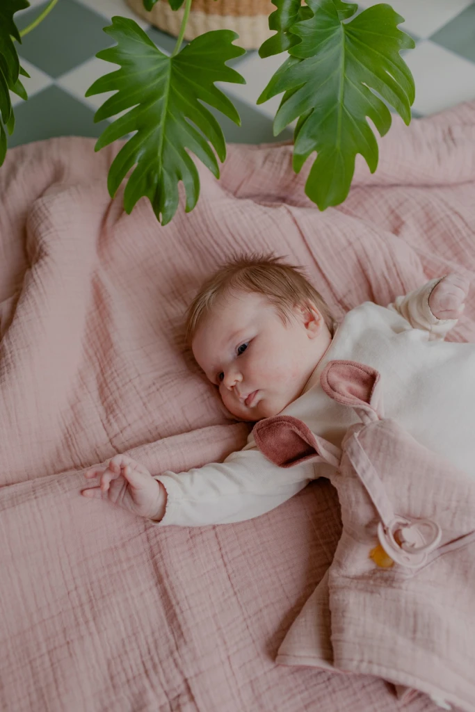 BIBS TJEŠILICA MUSLIN/HUNTER GREEN PLUSH