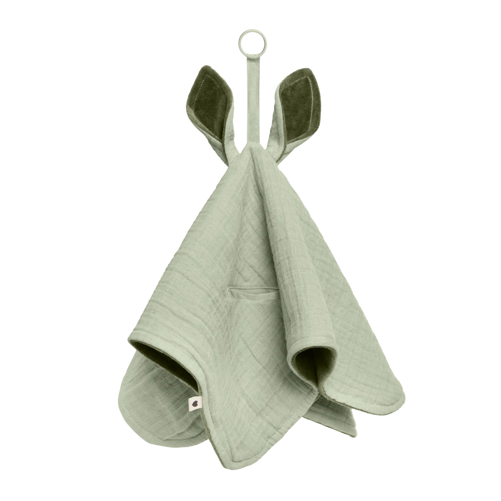 BIBS TJEŠILICA MUSLIN/HUNTER GREEN PLUSH