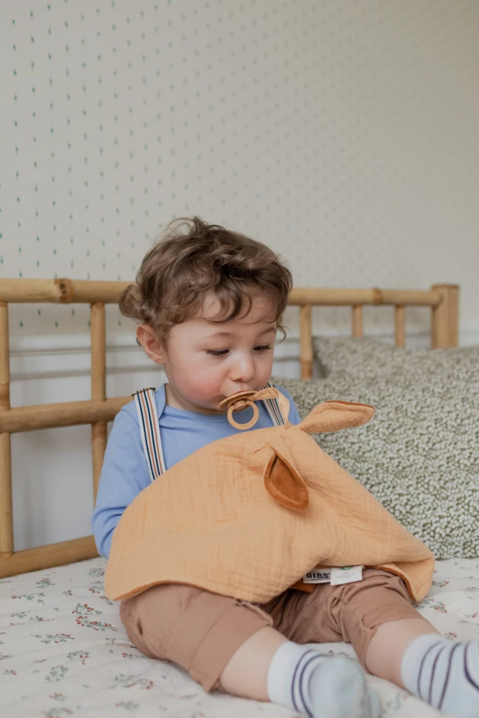 BIBS TJEŠILICA MUSLIN/HUNTER GREEN PLUSH