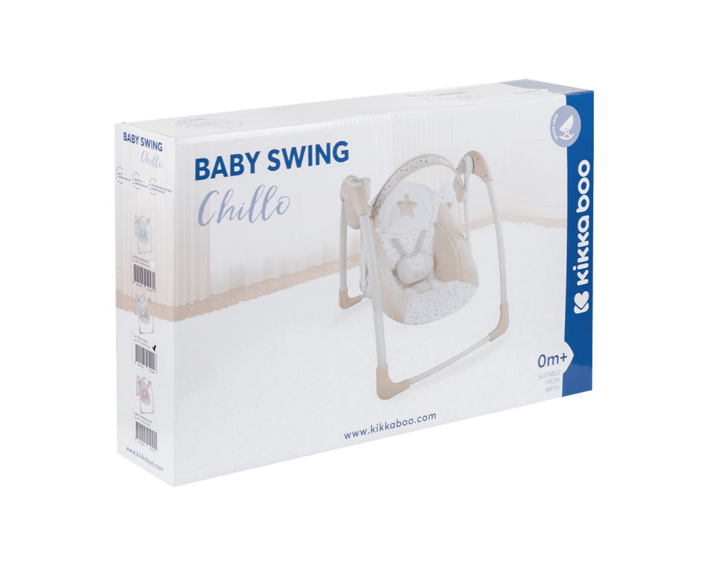 KIKKA BOO LJULJAČKA CHILLO MY TEDDY,BEIGE