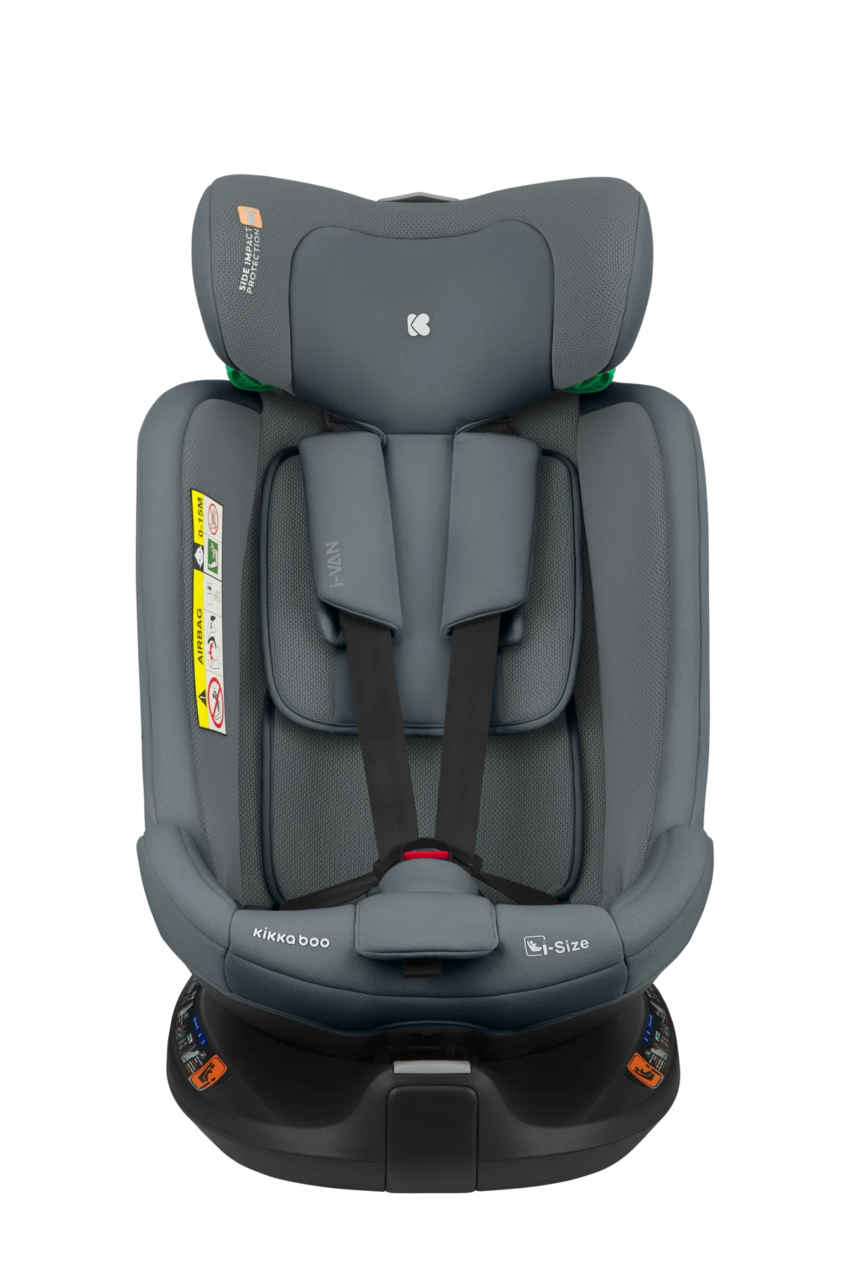 KIKKA BOO AUTOSJEDALICA I-VAN, I-SIZE, 40-150CM, DARK GREY