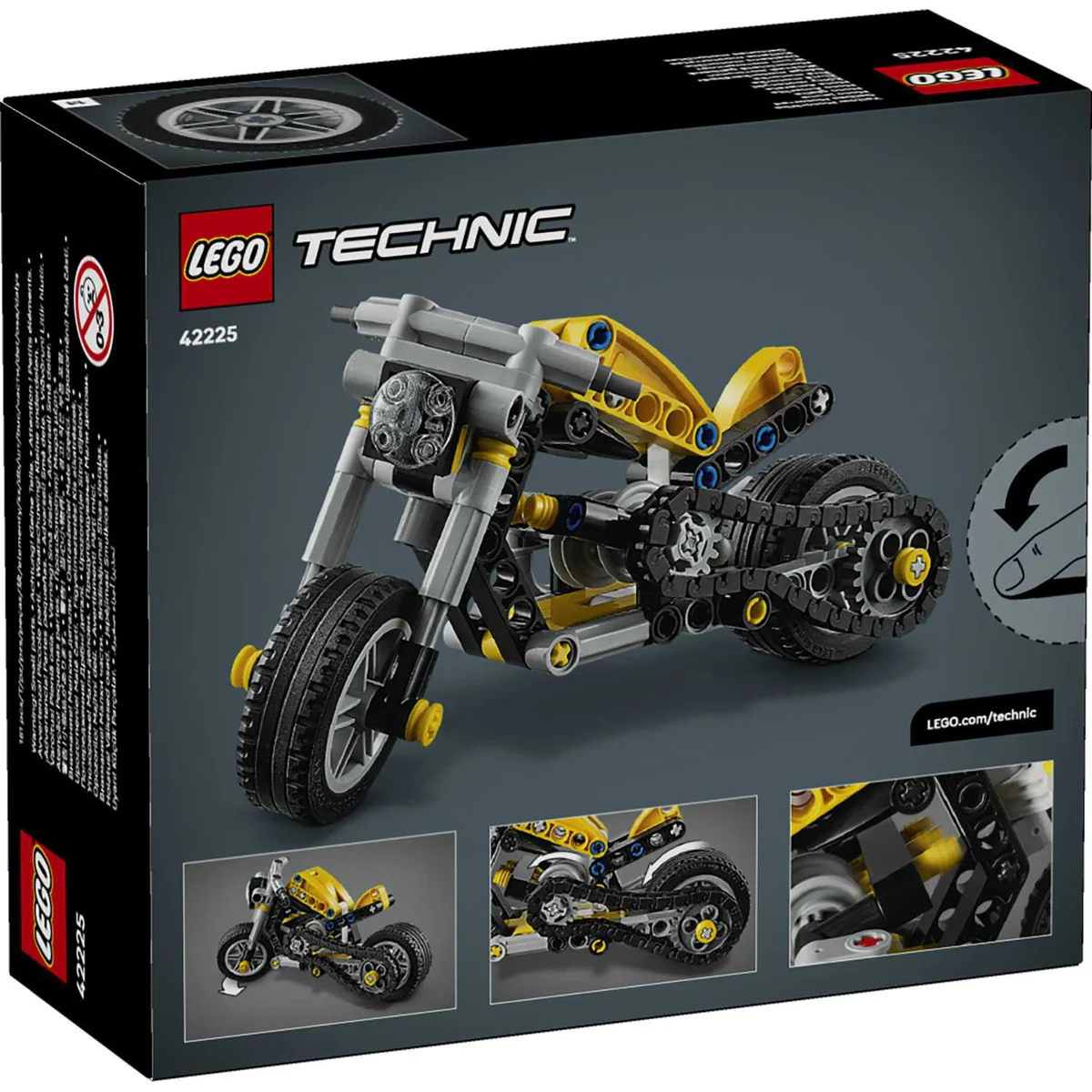 LEGO 42225 ŽUTI MOTOR