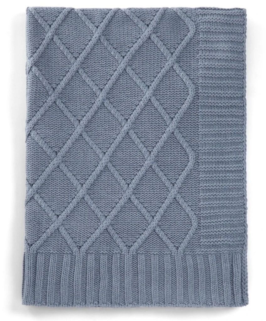 MAMAS&PAPAS PLETENA DEKICA DENIM BLUE