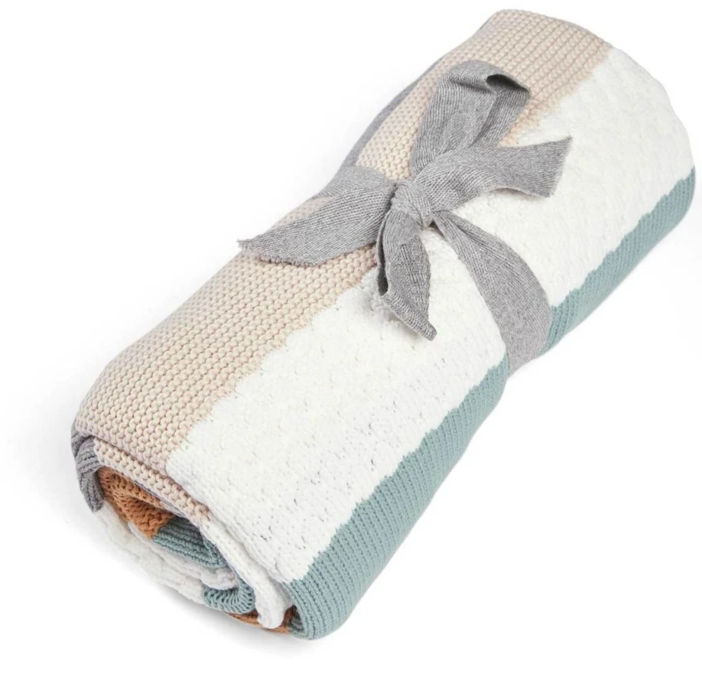 MAMAS&PAPAS PLETENA DEKICA WTTW-BLUE STRIPE