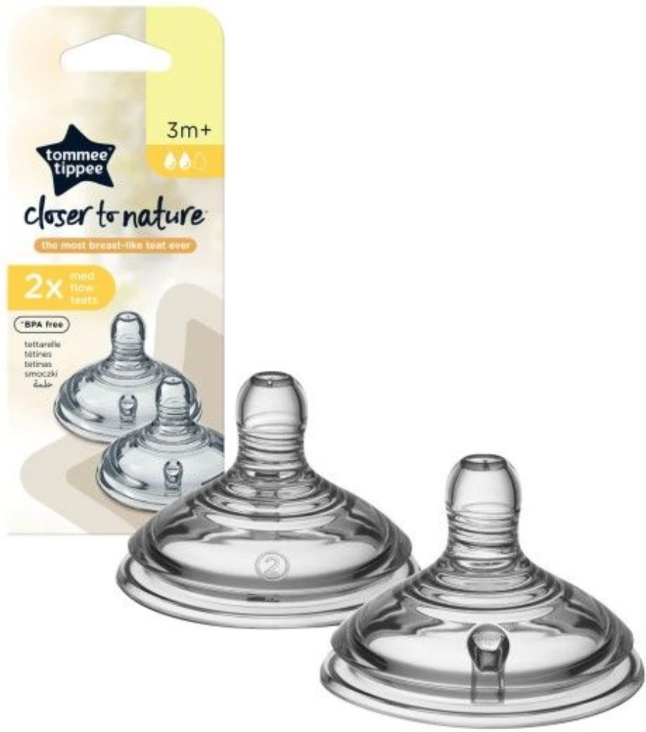 TOMMEE TIPPEE CTN ZAMJENSKE DUDE SREDNJI OTVOR 2 KOM