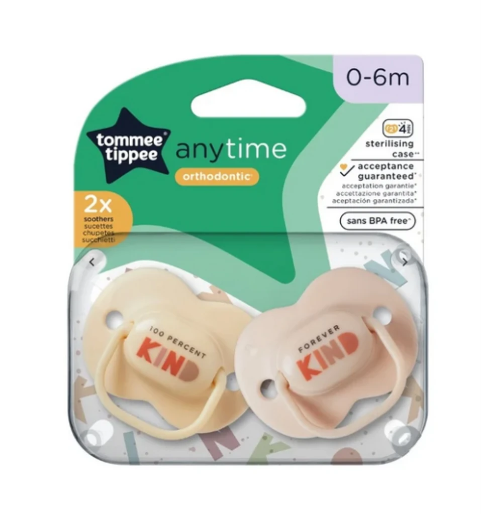 TOMMEE TIPPEE DUDA VARALICA ANY TIME 0-6MJ. 2KOM