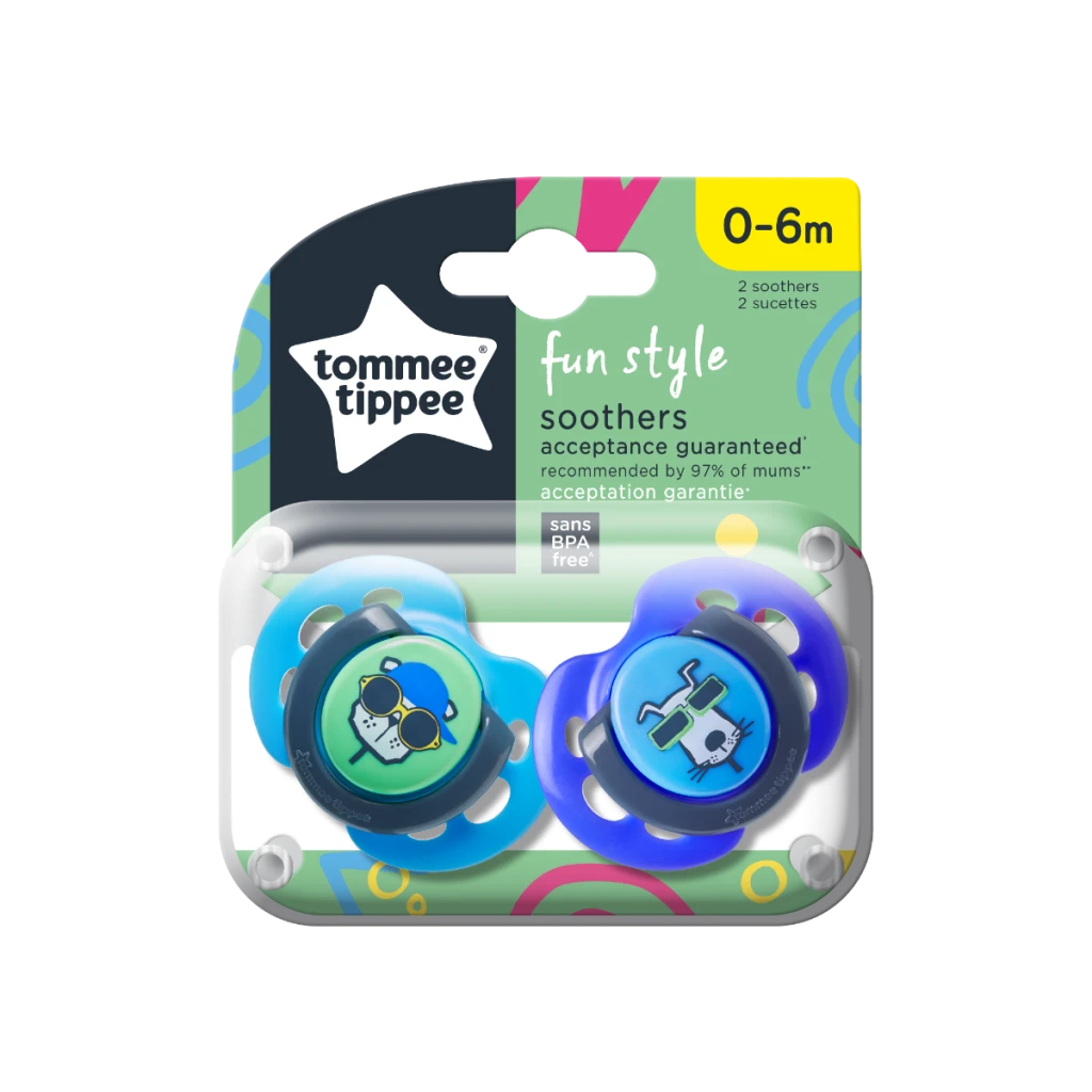 TOMMEE TIPPEE DUDA VARALICA FUN STYLE 0-6MJ.2KOM