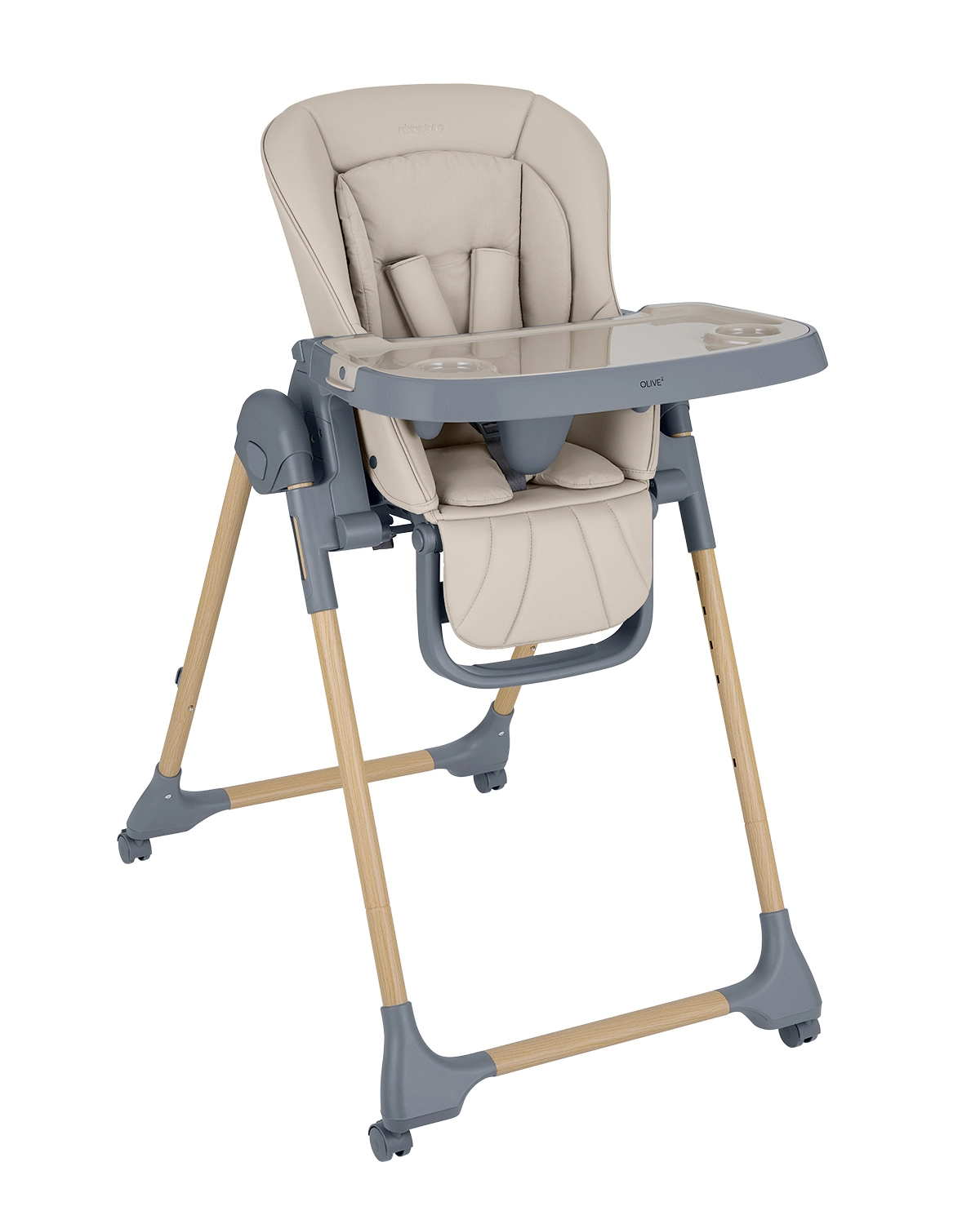KIKKA BOO HRANILICA OLIVE 2,BEIGE