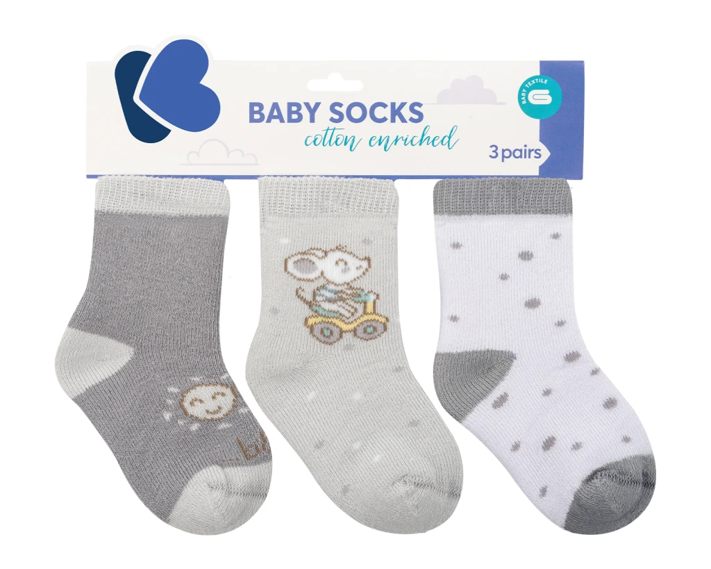 KIKKA BOO TERMO ČARAPE JOYFUL MICE 6-12M