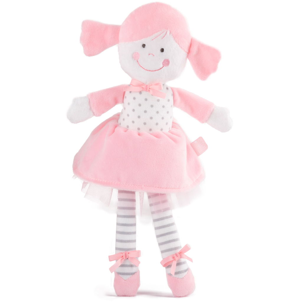 AMEK MEKANA LUTKA ZVEČKA,PINK 33CM