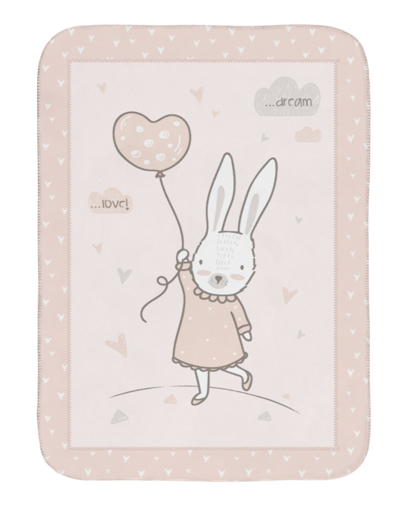 KIKKA BOO SUPER MEKANA DEKICA 80/110 CM,RABBITS IN LOVE
