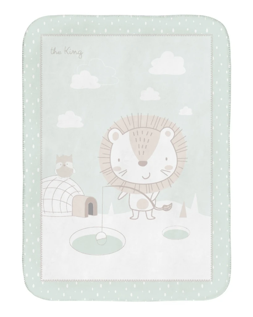 KIKKA BOO SUPER MEKANA DEKA 80/110 CM JUNGLE KING