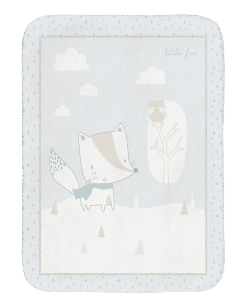 KIKKA BOO SUPER MEKANA DEKA 80/110 CM LITTLE FOX