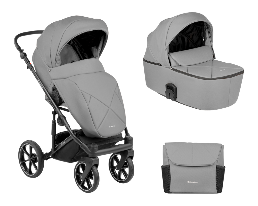 KIKKA BOO KOLICA 2U1 AMANI,GREY