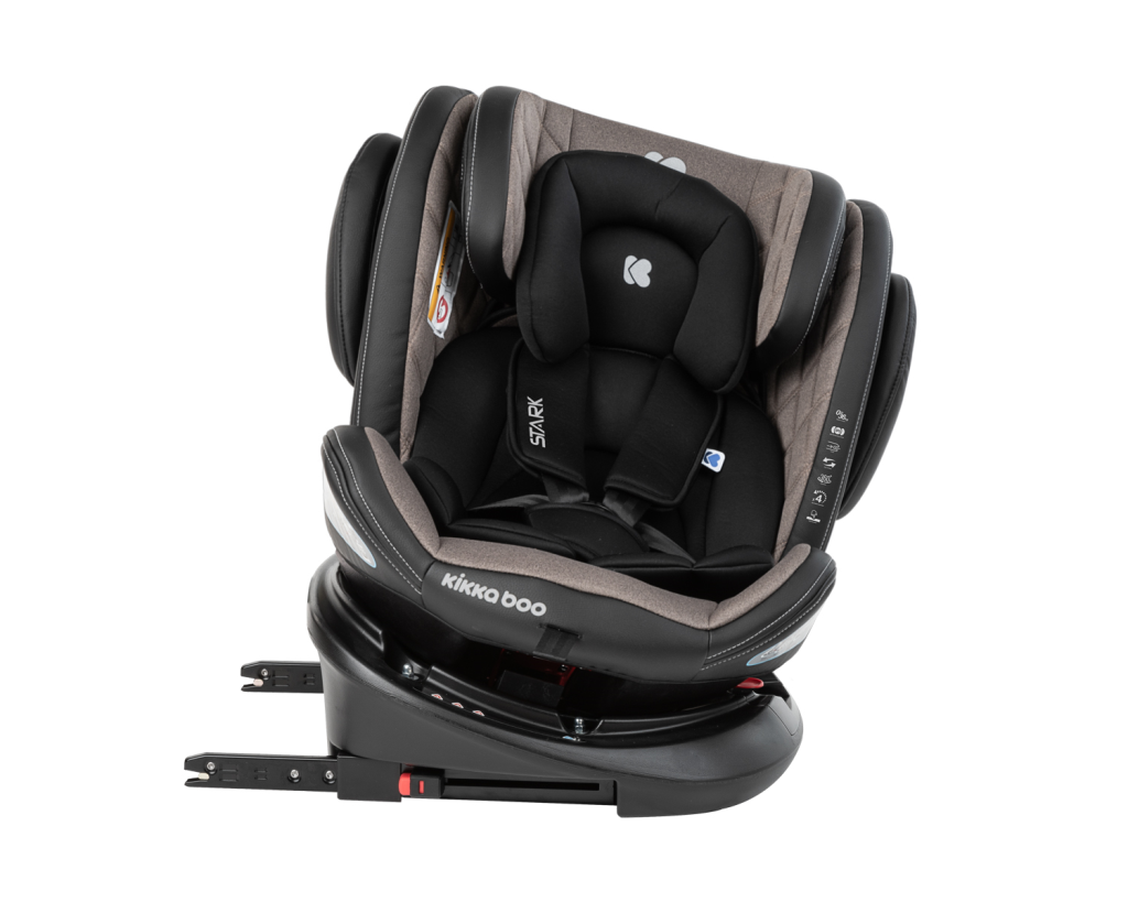 KIKKA BOO AUTOSJEDIŠTE STARK ISOFIX 0-36KG,DARK GREY 2023