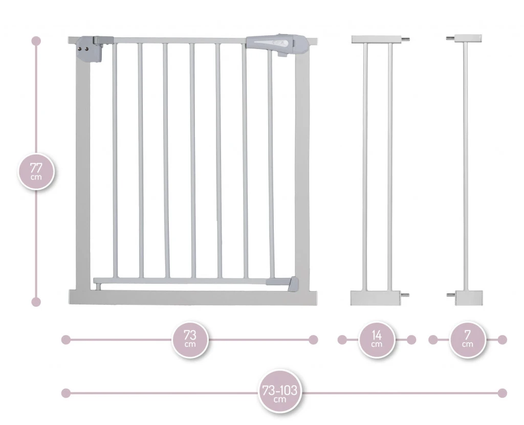 MOMI PAXI ZAŠTITNA OGRADICA,GREY