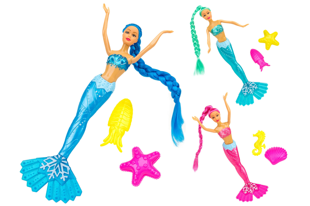 GLOBO MODNA LUTKA SIRENA