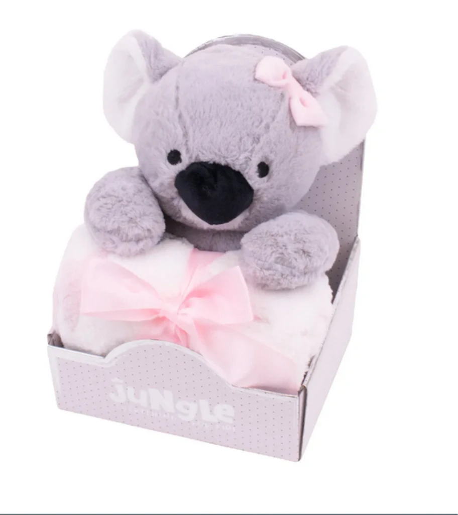 DEKICA S IGRAČKOM KOALA,PINK