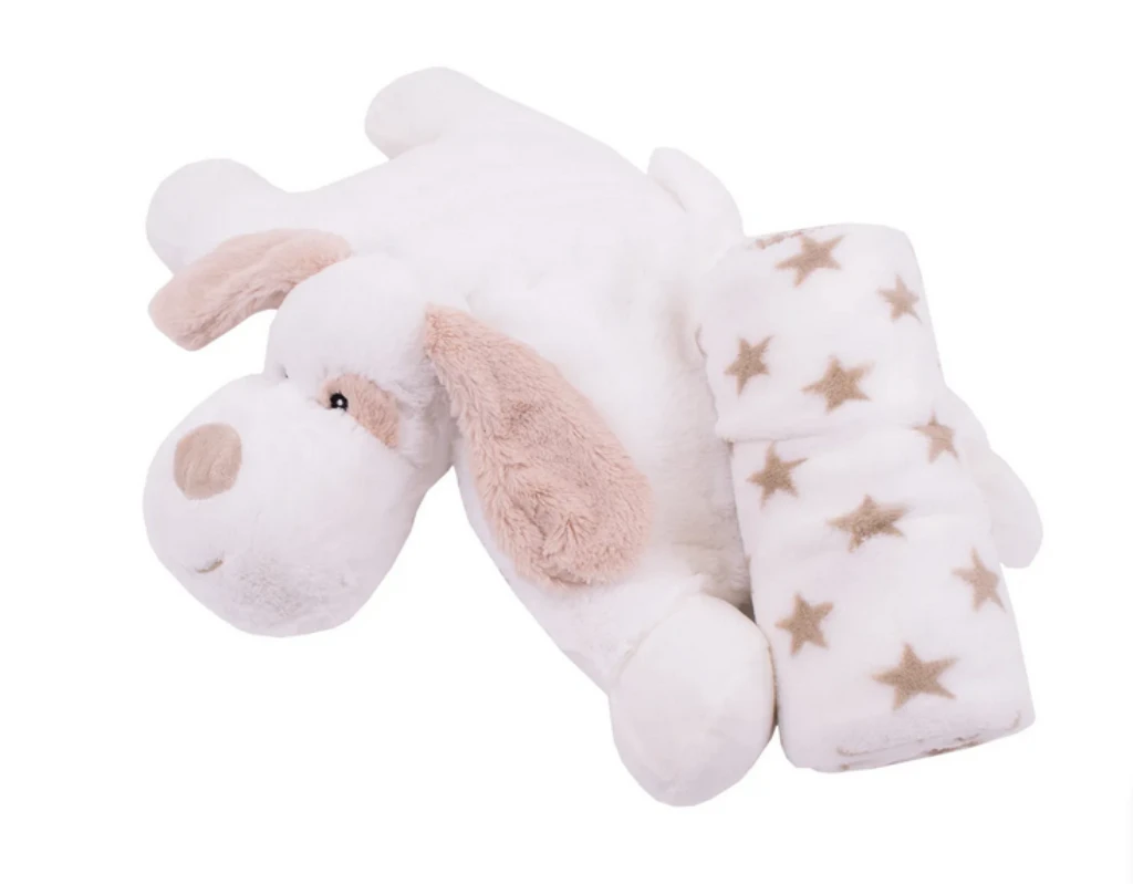 DEKICA I JASTUK PAS,BEIGE