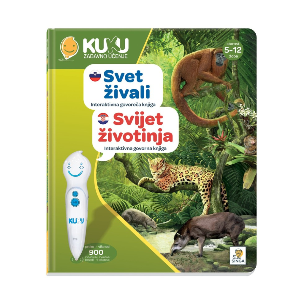 INTERAKTIVNA KNJIGA KUKU, SVIJET ŽIVOTINJA,33976
