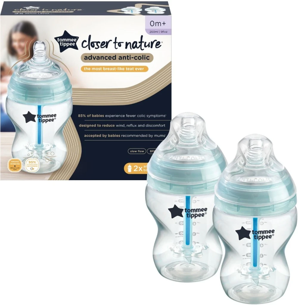 TOMMEE TIPPEE ANTI-COLIC BOČICE 260ML,2KOM