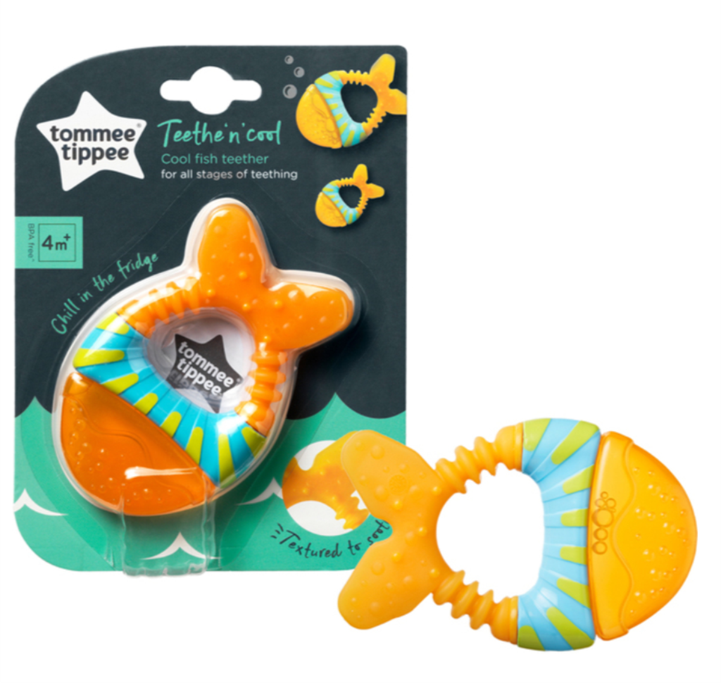 TOMMEE TIPPEE GLODALICA ZA DESNI,RIBICA TEETHE N COOL FISH