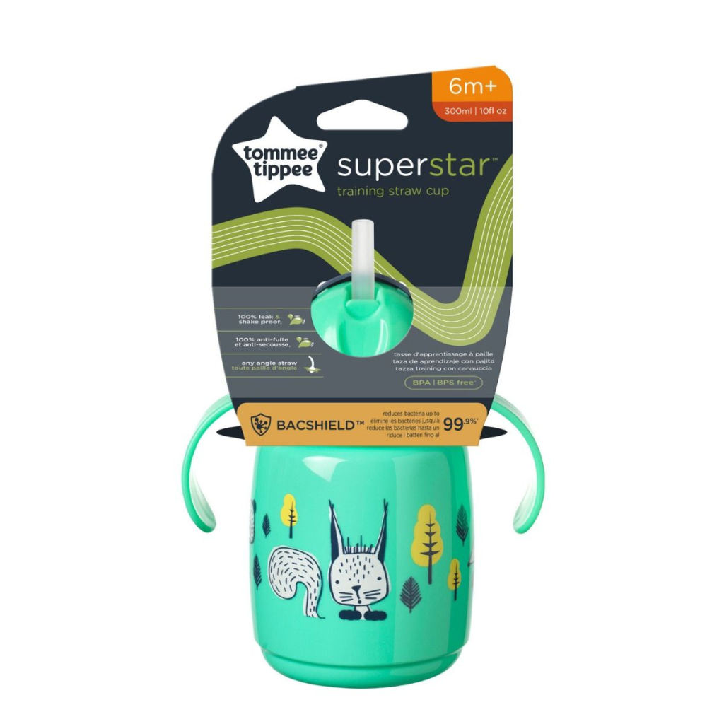TOMMEE TIPPEE SUPERSTAR ŠALICA SA SILIKONSKOM SLAMKOM,300ML