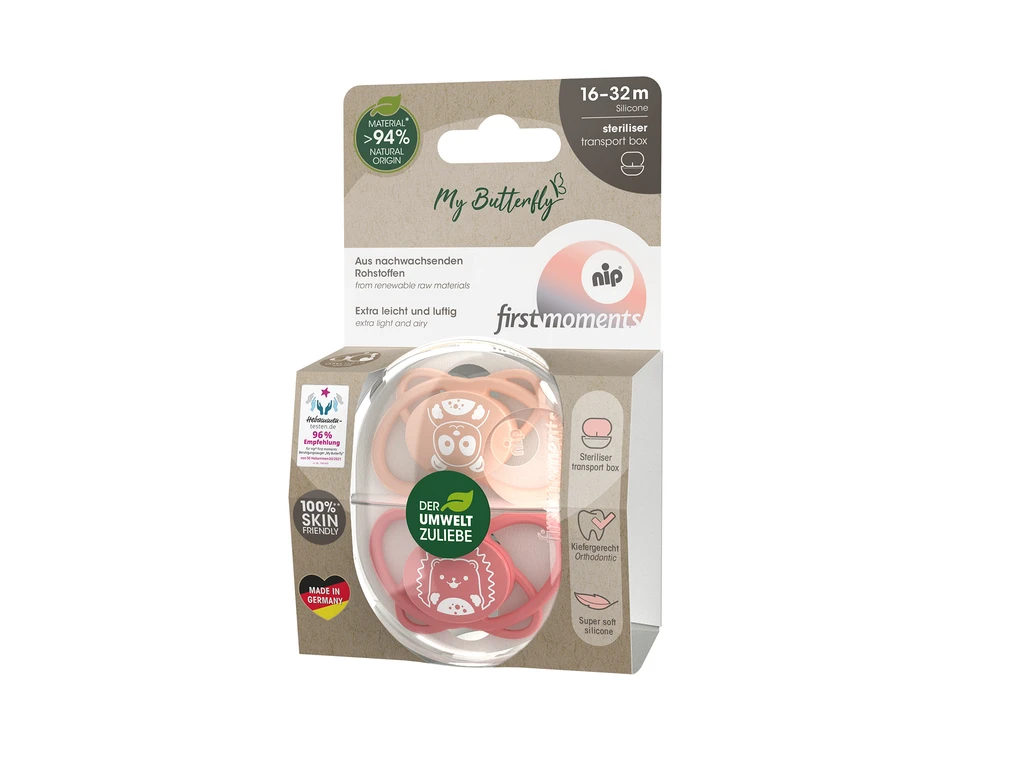 NIP BUTTERFLY DUDA, SILIKON, VEL.3 (16-32 MJESECA)