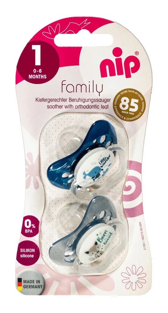 NIP FAMILY DUDA, SILIKON, VEL.1 (0-6 MJESECI)