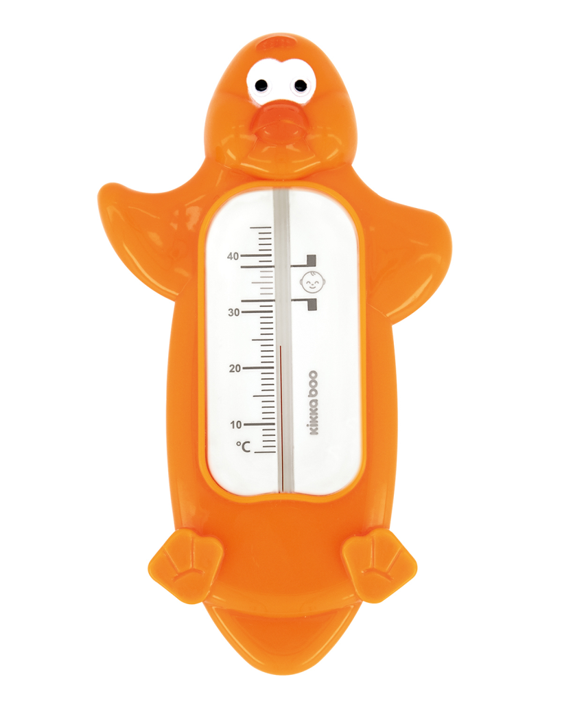 KIKKA BOO TERMOMETAR ZA KUPANJE PENGUIN ORANGE