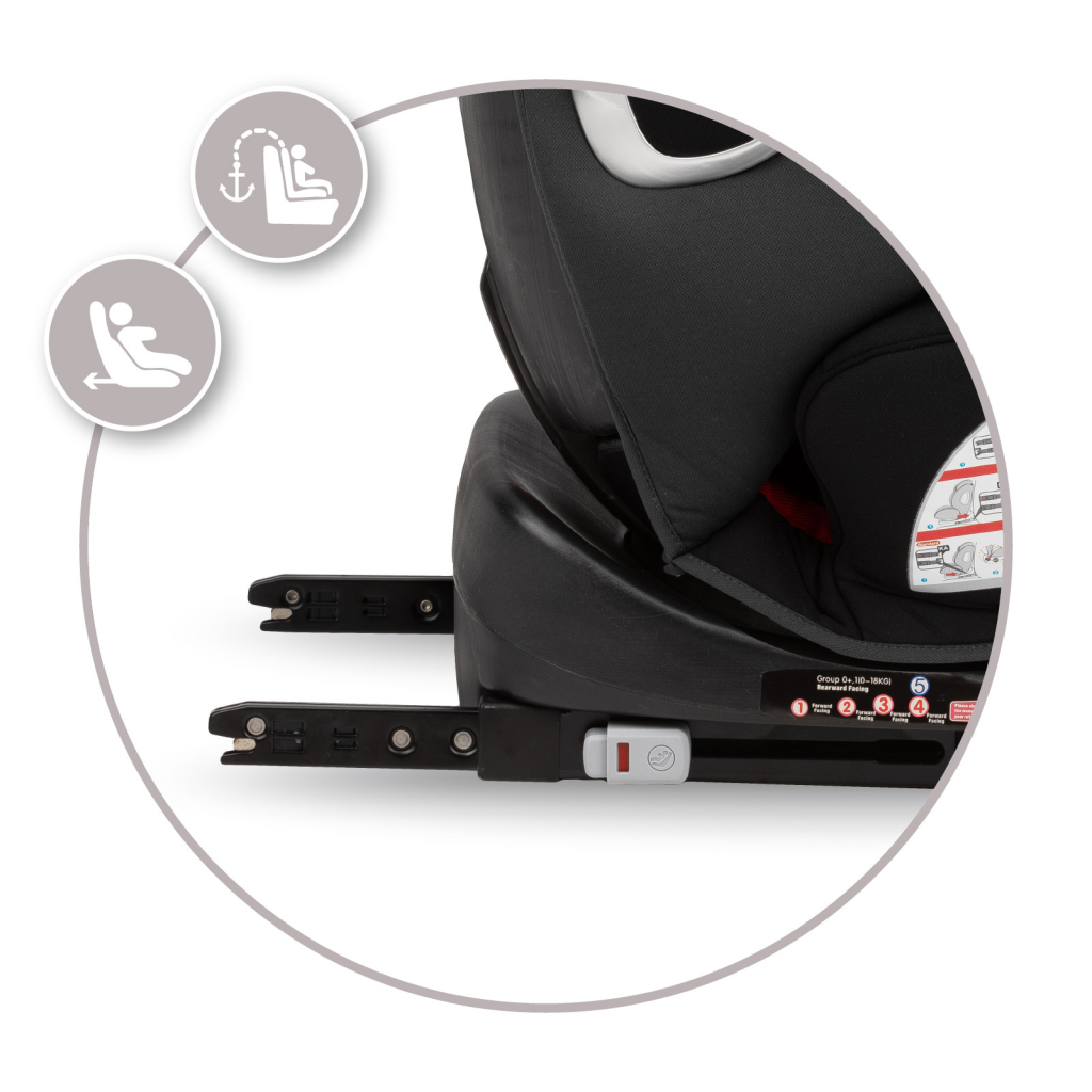 MOMI TORDI AUTOSJEDIŠTE 360,BLACK