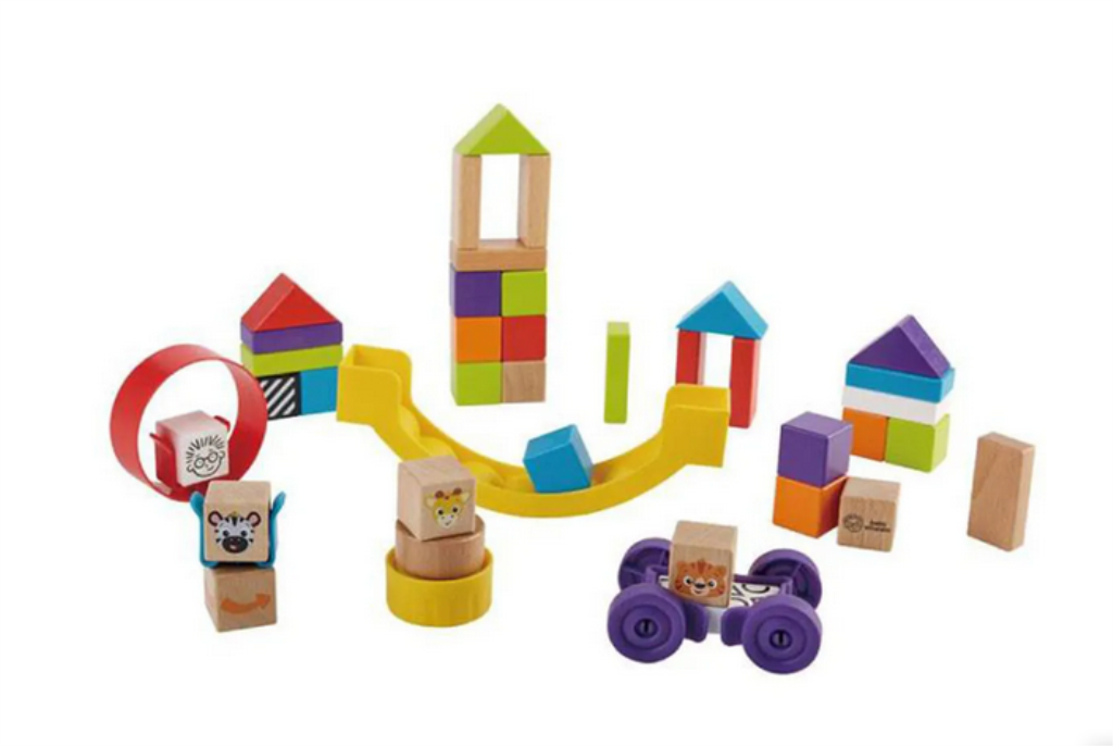 HAPE DRVENE KOCKE 40KOM FOR.